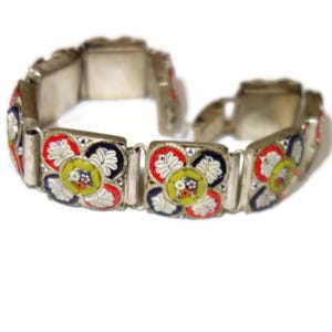 Square Micro Mosaic Italian Tile Bracelet
