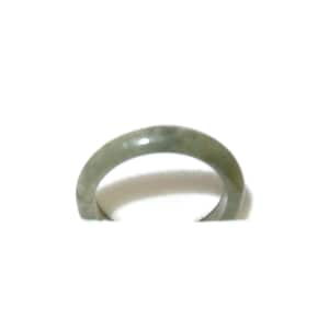 Natural Spinach Jade Band Ring