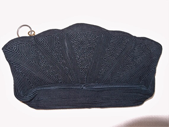 Black Corde' Evening Clutch Purse - image 2