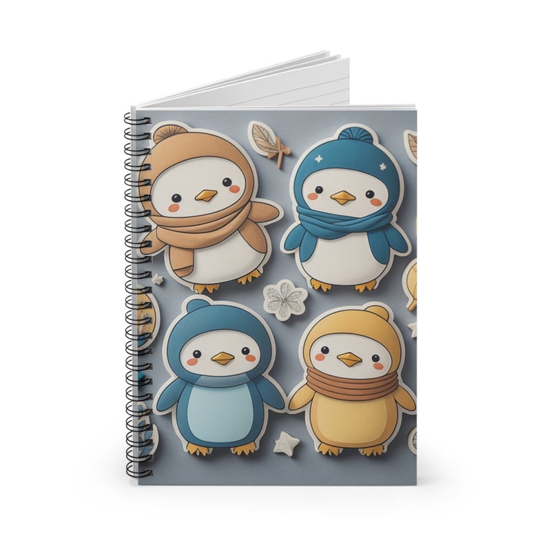 Penguins in Pairs Note Book - Etsy