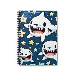 Cute Shark Notebook