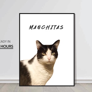 Elegant Pet Portrait | Fine Art Custom Pet Painting | Dog, Cat, or Animal Portrait | Pet Memorial Gift
