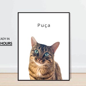 Surprise Custom Pet Portrait | Personalized Pet Art for Dog Moms and Cat Dads | Unique Gift for Pet Lovers