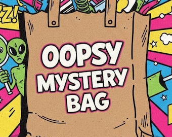 OOPSY Mystery Sticker Grab Bag, Random Sticker Pack, Kawaii & Aesthetic decals, Cute Sticker Bundle, Clearance Sticker Mystery Bag, Oopsie