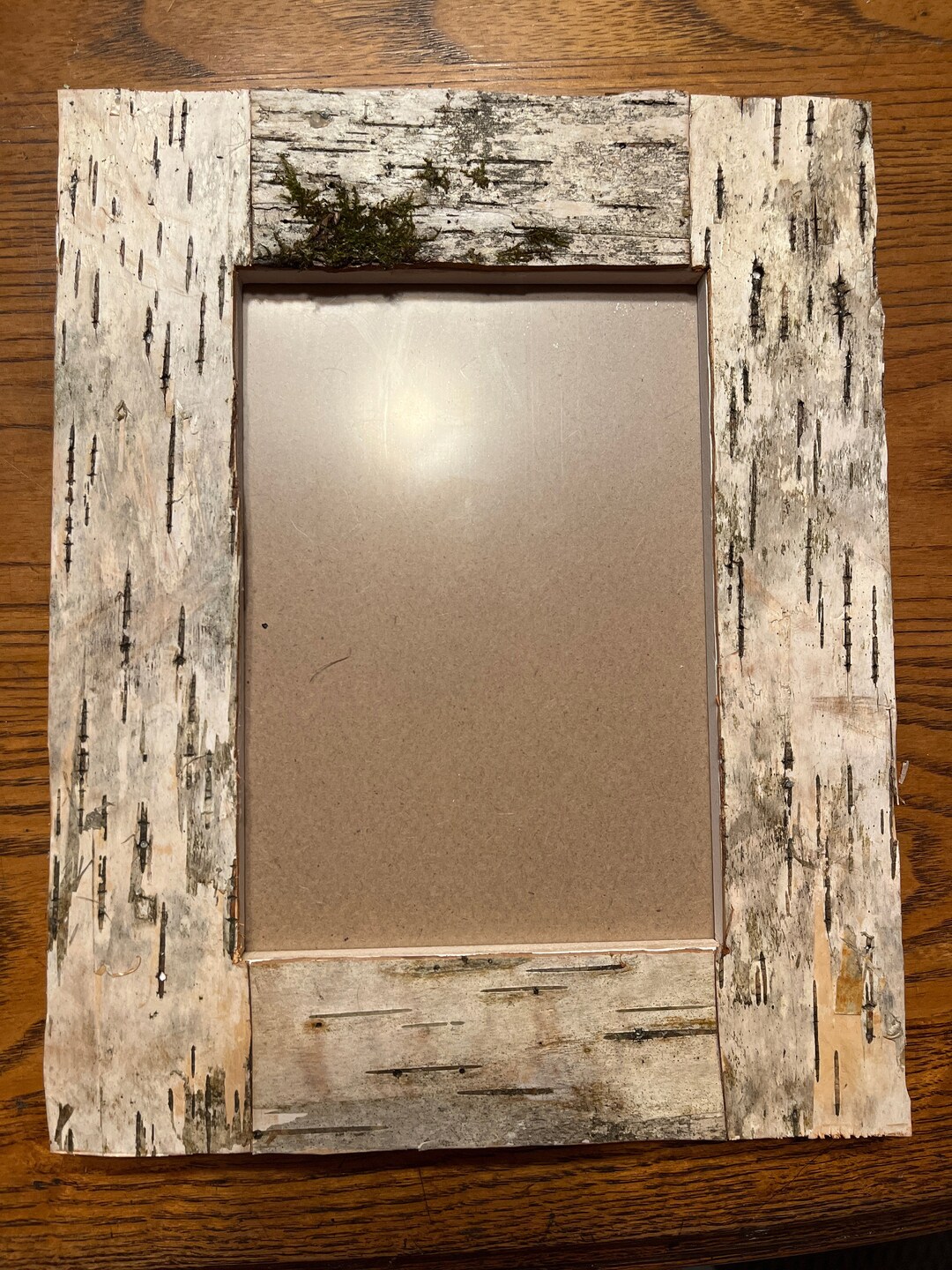 8x10 Birch Bark Picture Frame for 5x7 Photo W Plexiglass - Etsy