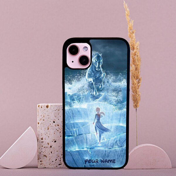 Personalized Disney Frozen Design Stylish Rubber Phone Case Personalized Print iPhone & Samsung
