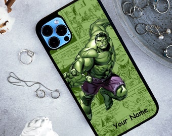 Personalized incredible Hulk Design Stylish Rubber Phone Case Personalized Print iPhone & Samsung