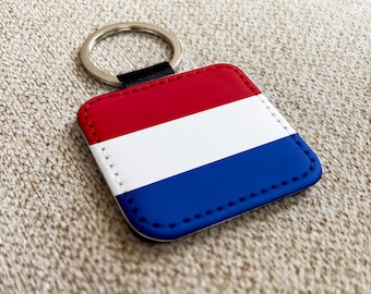 Llavero personalizado con la bandera de los Países Bajos