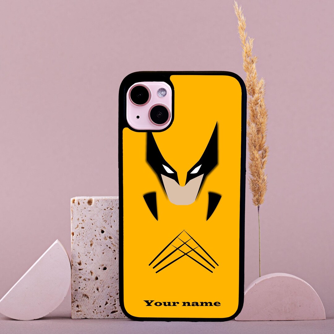 Personalized Wolverine Design Stylish Rubber Phone Case Personalized ...