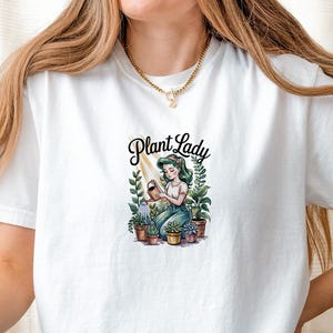 Plant Lover Gift, Plant Lady Shirt, Funny Plant Mom Tee, Gardening T-Shirt, Gift For Her, Botanical Shirt, Crazy Plant Lady Tee, Garden Love