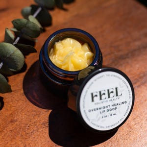 Overnight Healing Lip Goop, Lippenmaske, Trockene Lippen Abhilfe, Calendula, Lanolin