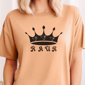 Kaur T-shirt, Punjabi T-shirt, Clothing with Punjabi Saying, Sikh Gifts, Sikh Gift Ideas, Desi Apparel, Gift for Punjabi, Punjabi Gift
