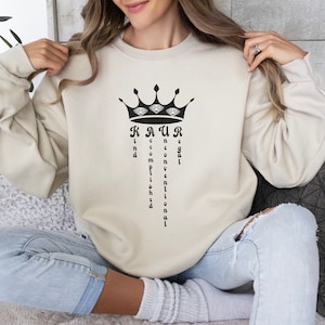 KAUR Sweatshirt, Fall Sweatshirt, Cute Sweatshirt, Gift for her