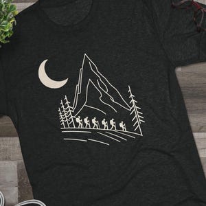 Hiking Adventure Tri-Blend Tee, Nature Lover Tee, Unisex Outdoor Shirt, Explore Hike Shirt, Mountain Trail Shirt