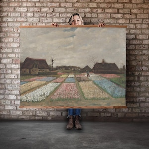 Extra Große Wandkunst | Natur Wandteppich | Große Vintage Leinwand | Übergroße botanische Wandkunst