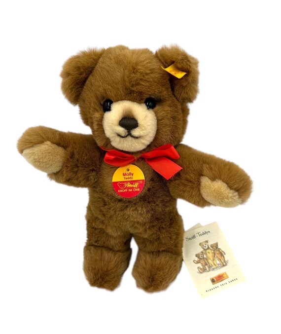Steiff Prince Molly ぬいぐるみ 約30cm Vintage Steiff Molly Teddy Bear: Plush Toy With Tags, Made in