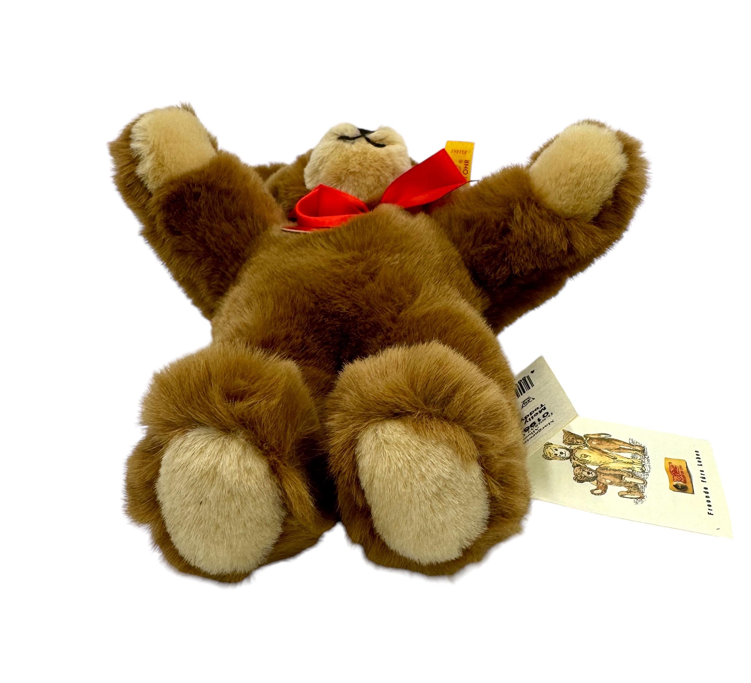 Vintage Steiff Molly Teddy Bear: Plush Toy With Tags, Made in