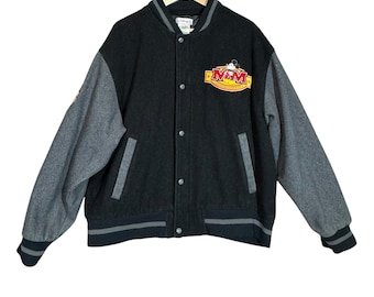 Vintage 90's Men's Disney Store Mickey Mouse Varsity Bomber Jacket