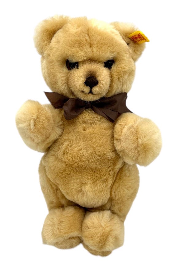 Vintage Steiff Teddy Bear KNOPF IM OHR Plush W/all Tags Made in