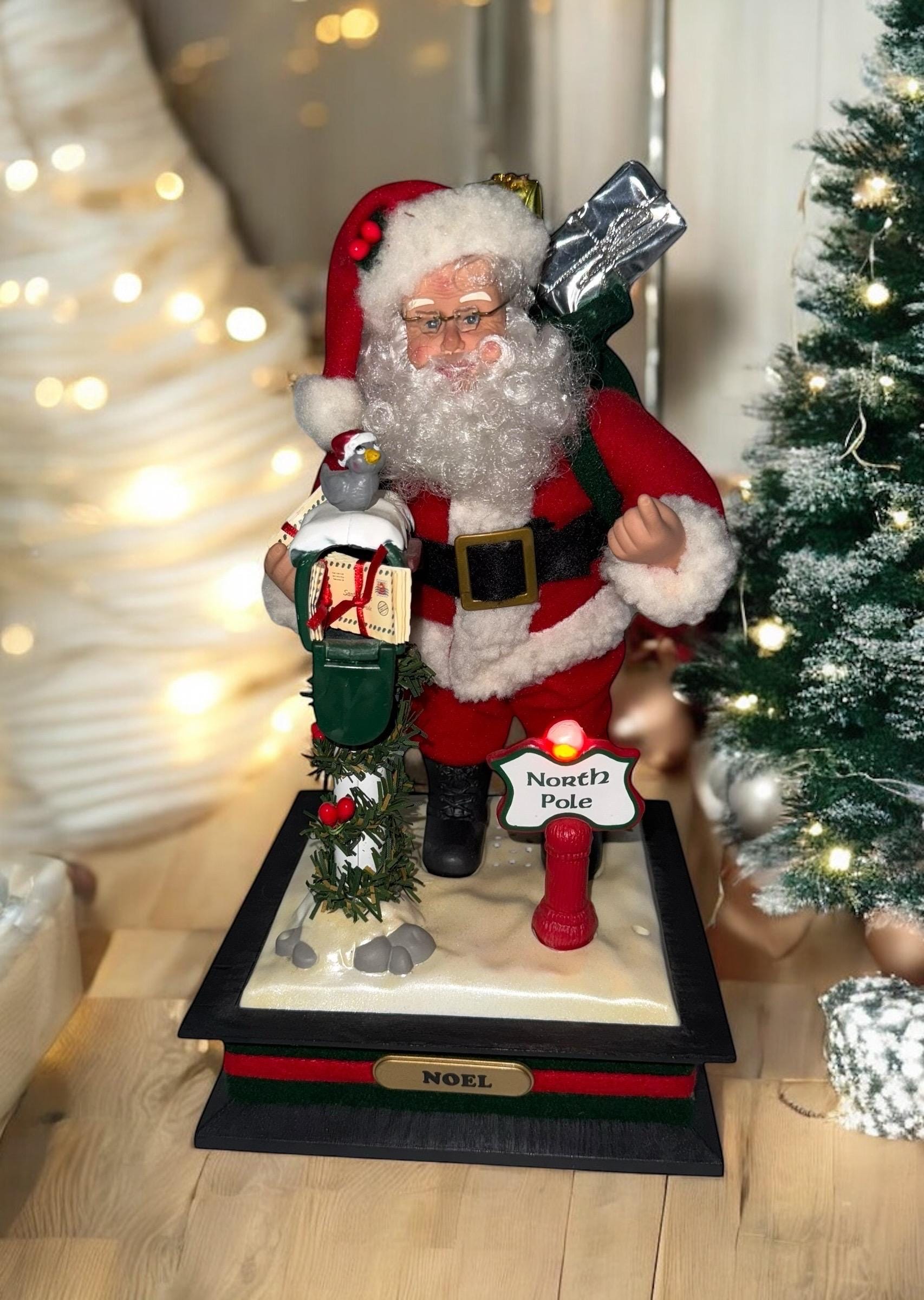 Vintage Santa Music Lights - Etsy