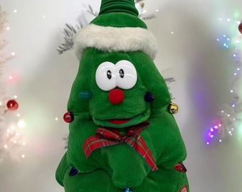 Animated Singing Lighted Musical Christmas Tree Plays 