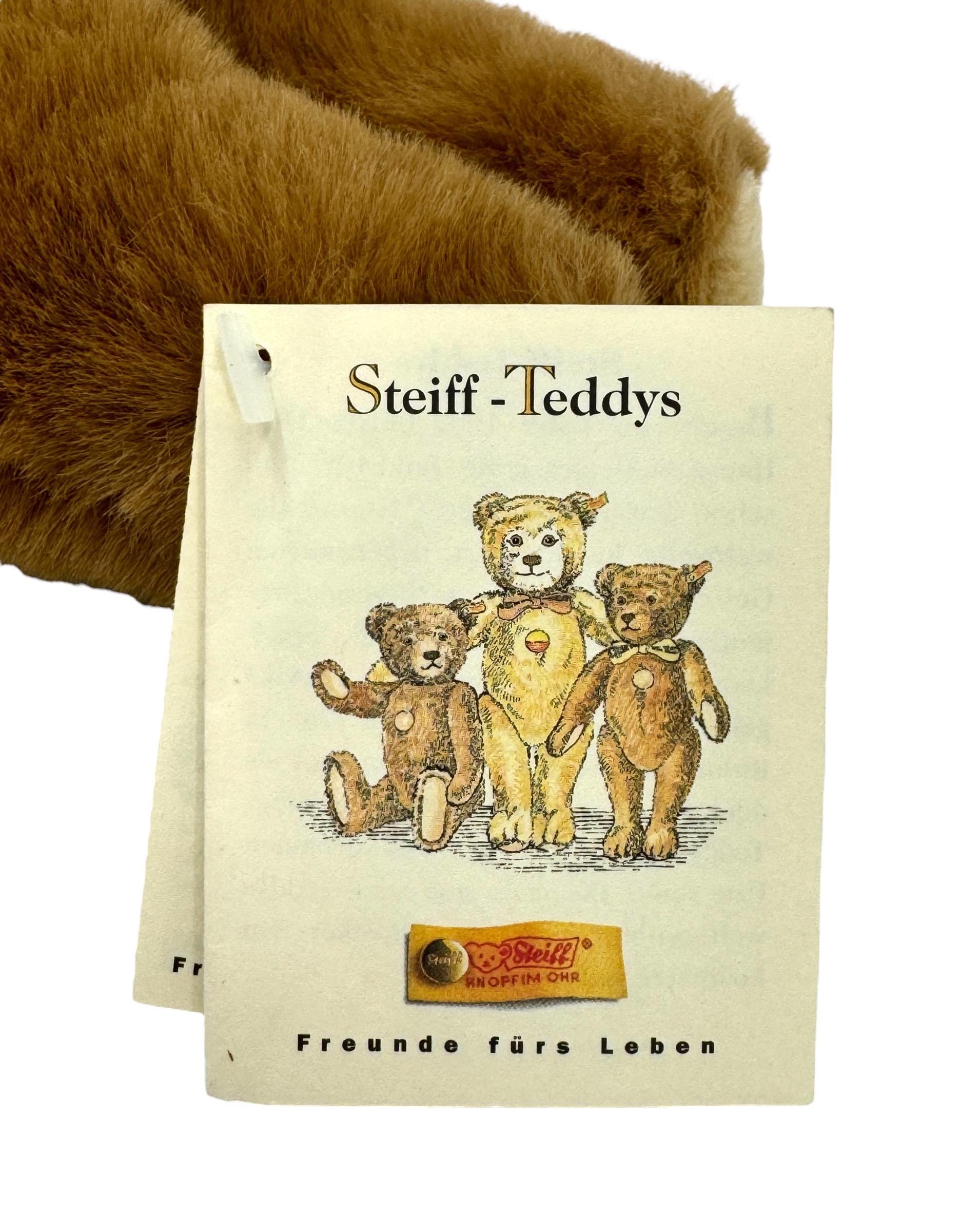 Vintage Steiff Molly Teddy Bear: Plush Toy With Tags, Made in