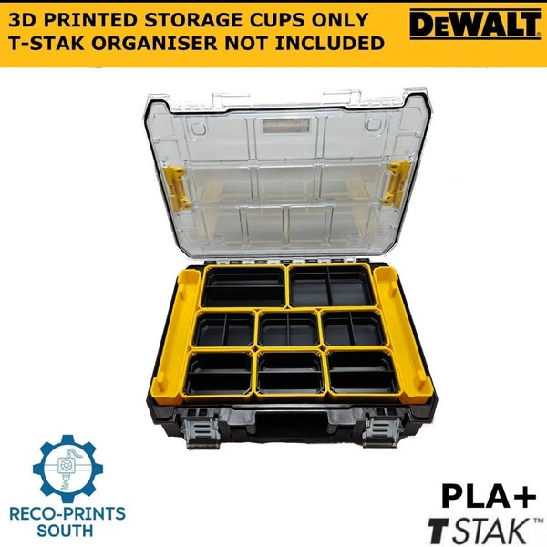 Boîtes de rangement DeWalt T_Stak Organizer (boîtes de rangement imprimées en 3D UNIQUEMENT)