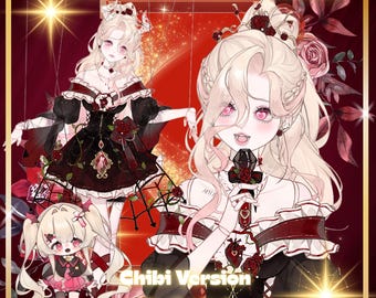 Modelo Vtuber prefabricado en vivo 2D/completamente manipulado-Transmisión de Twitch-Transmisor-Marioneta Vtuber-Expresiones-Muñeca-OBS-UI-Kawaii-Estudio, uso comercial.