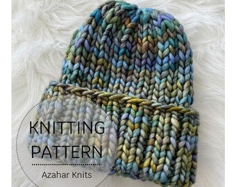 Pirineo Hat Knitting Pattern/Beginner friendly/Reversible