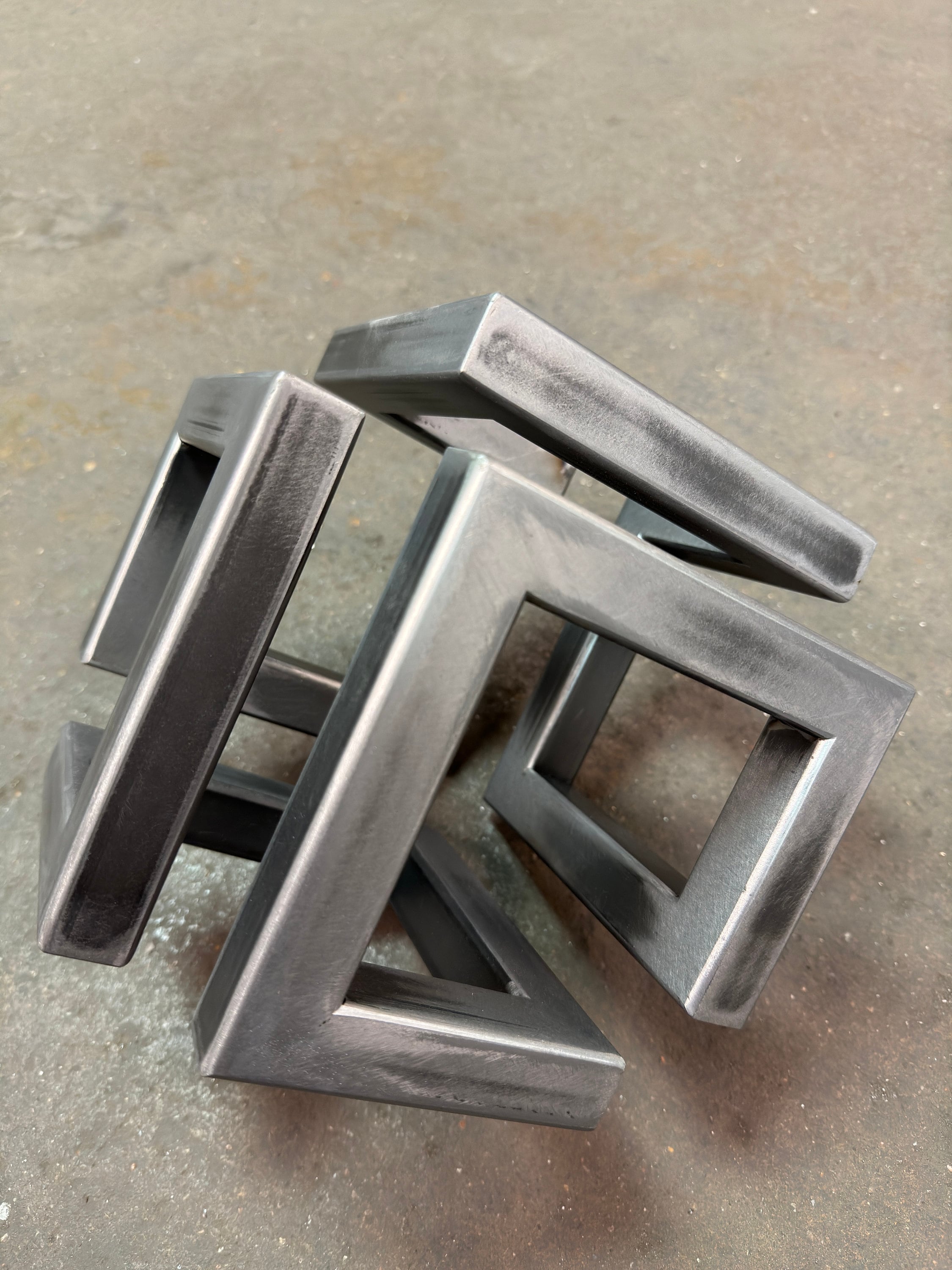 Bespoke Metal Sculpture Infinity Cube - Etsy