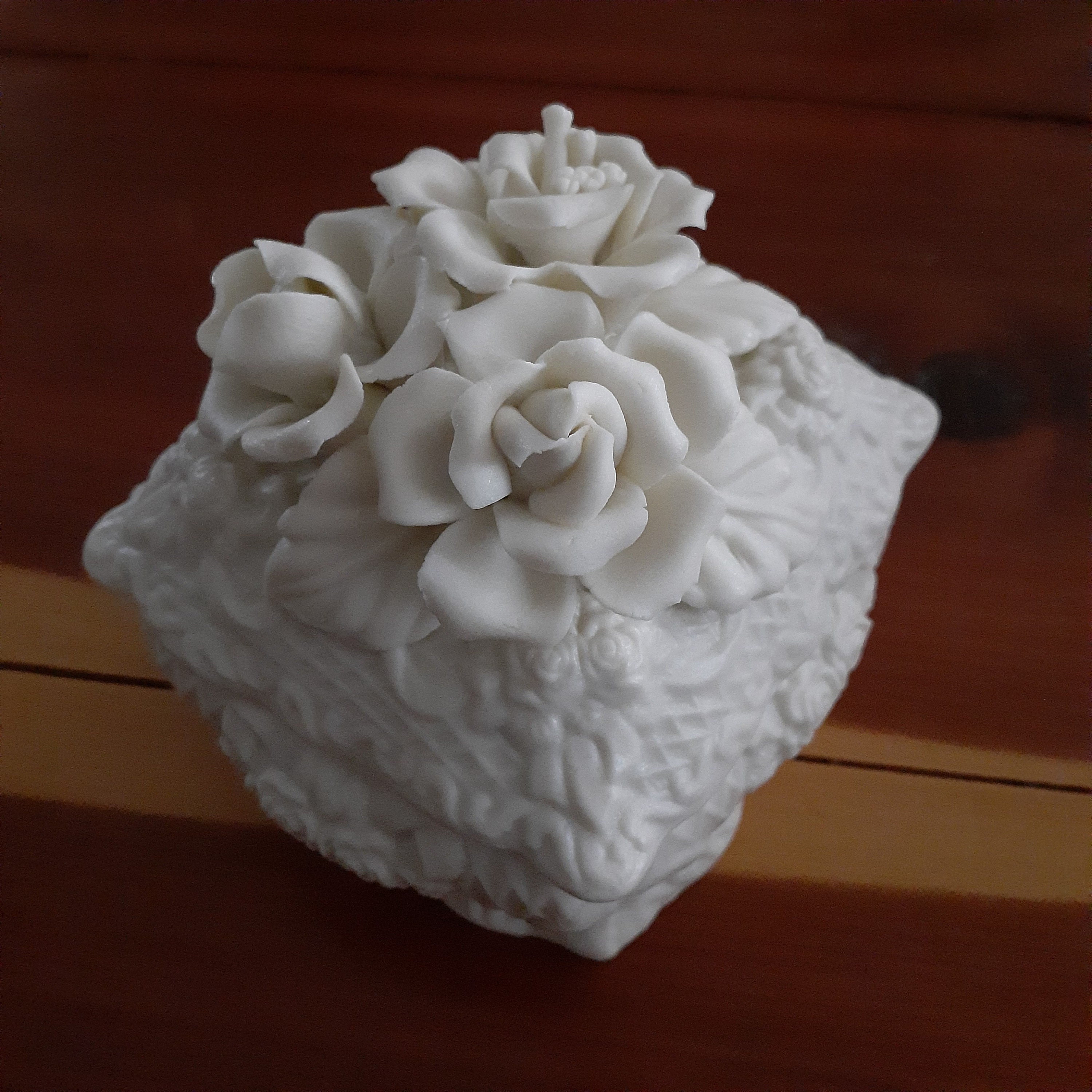 Bisque Roses Trinket - Etsy