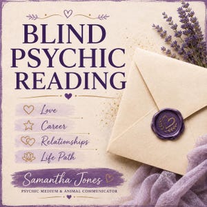 Blind Psychic Reading. Personalized Intuitive Reading for Love, Career, Relationships & Life Path. Digital PDF. Clairvoyant or Tarot.