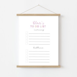Printable Chore Chart, Customizable Chore Chart, Kids Chore Chart, Simple Chore Chart, Easy Chore Chart, Personalized Chore Chart