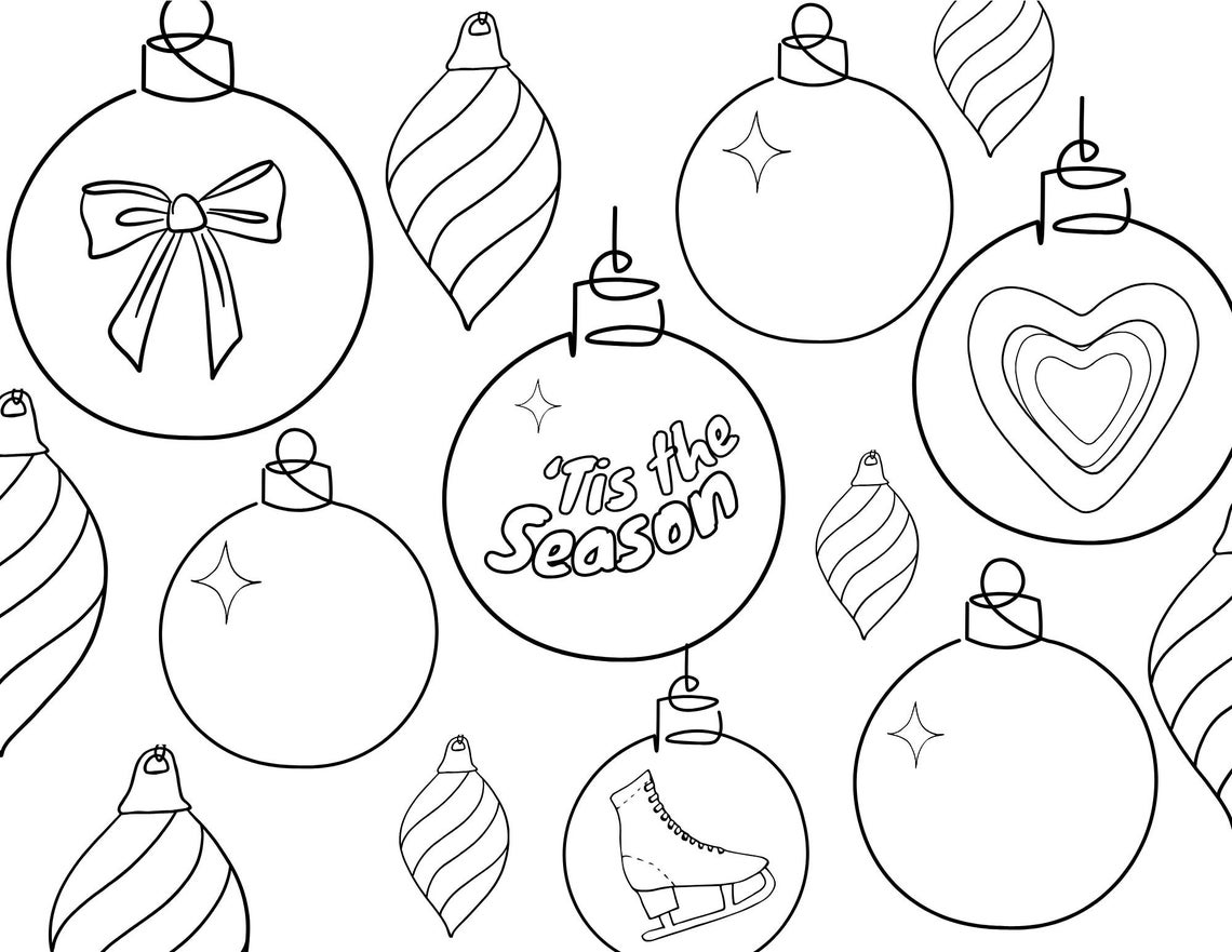 Printable Christmas Coloring Pages, Christmas Coloring Pages, Kids
