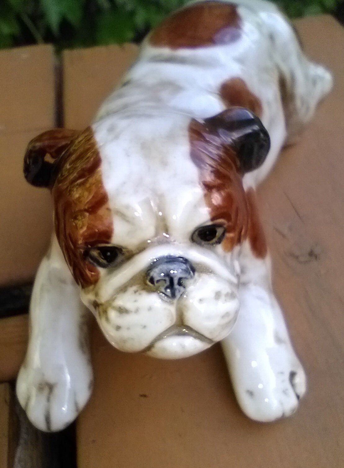 Rare Vintage Bulldog Figurine E9402 Japan 1960's - Etsy 日本