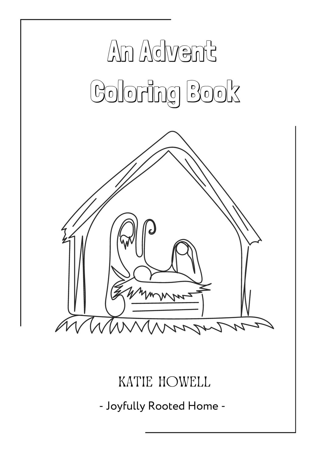 Advent Coloring Book Etsy