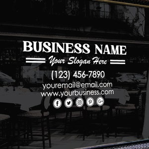 custom window decals, stickers, window graphics, store window decals, ‎Window Clings · ‎Vinyl Window Graphics, Window Decals · ‎Clear Decals, window decals, signage for business. Business door sign, Window Decal. Logo Decal, window vinyl sign