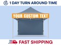 Custom Tent Banner, Trade Show, Functions, Festivals, Event, Canopy Vinyl Banner, Full Color Vinyl Banner - Add Your Logo & Business Name
