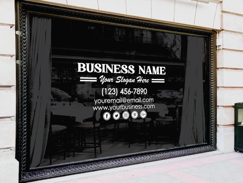 custom window decals, stickers, window graphics, store window decals, ‎Window Clings · ‎Vinyl Window Graphics, Window Decals · ‎Clear Decals, window decals, signage for business. Business door sign, Window Decal. Logo Decal, window vinyl sign