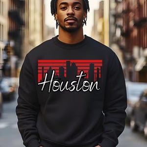 Houston, Texas, Skyline, H-Town, Retro PNG file for download. Bundle of 5 PNG files