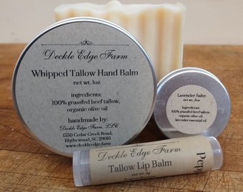 Grassfed Beef Tallow Body Care Bundle