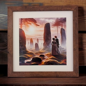 Impression uniquement - Impression d'art mural Outlander - Craigh na Dun - Highlands écossais