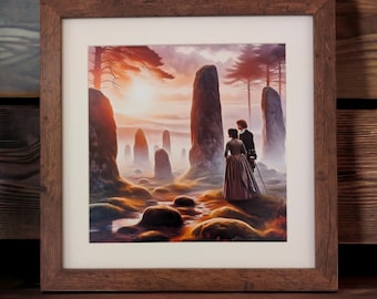 Print only - Outlander wall art print - Craigh na Dun - Scottish Highlands