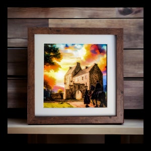 Outlander Lallybroch Print: Scottish Highlands Wall Art