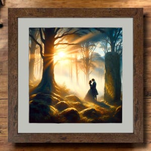 Outlander Inspired Framed Print: Scottish Highlands Wall Art