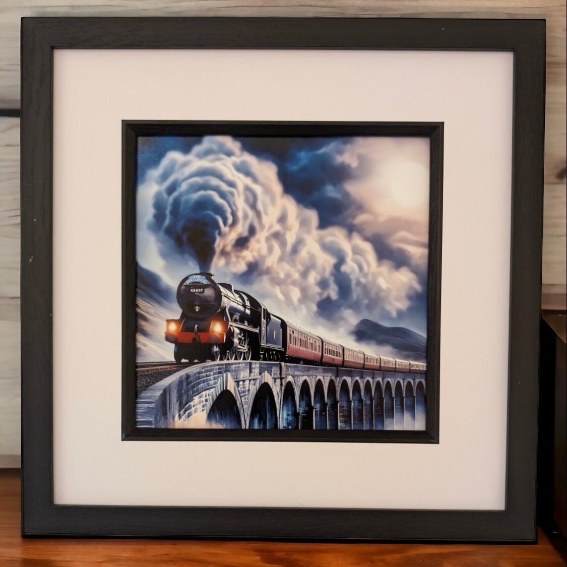 Glenfinnan Viaduct Framed Print: Jacobite Steam Train, Scottish Highlands Wall Art