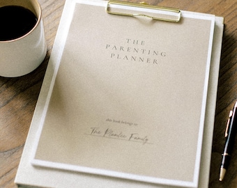 The Parenting Planner Printable | Parenting Journal | Intentional Parenting | Family & Child Development Planner | Mom Planner