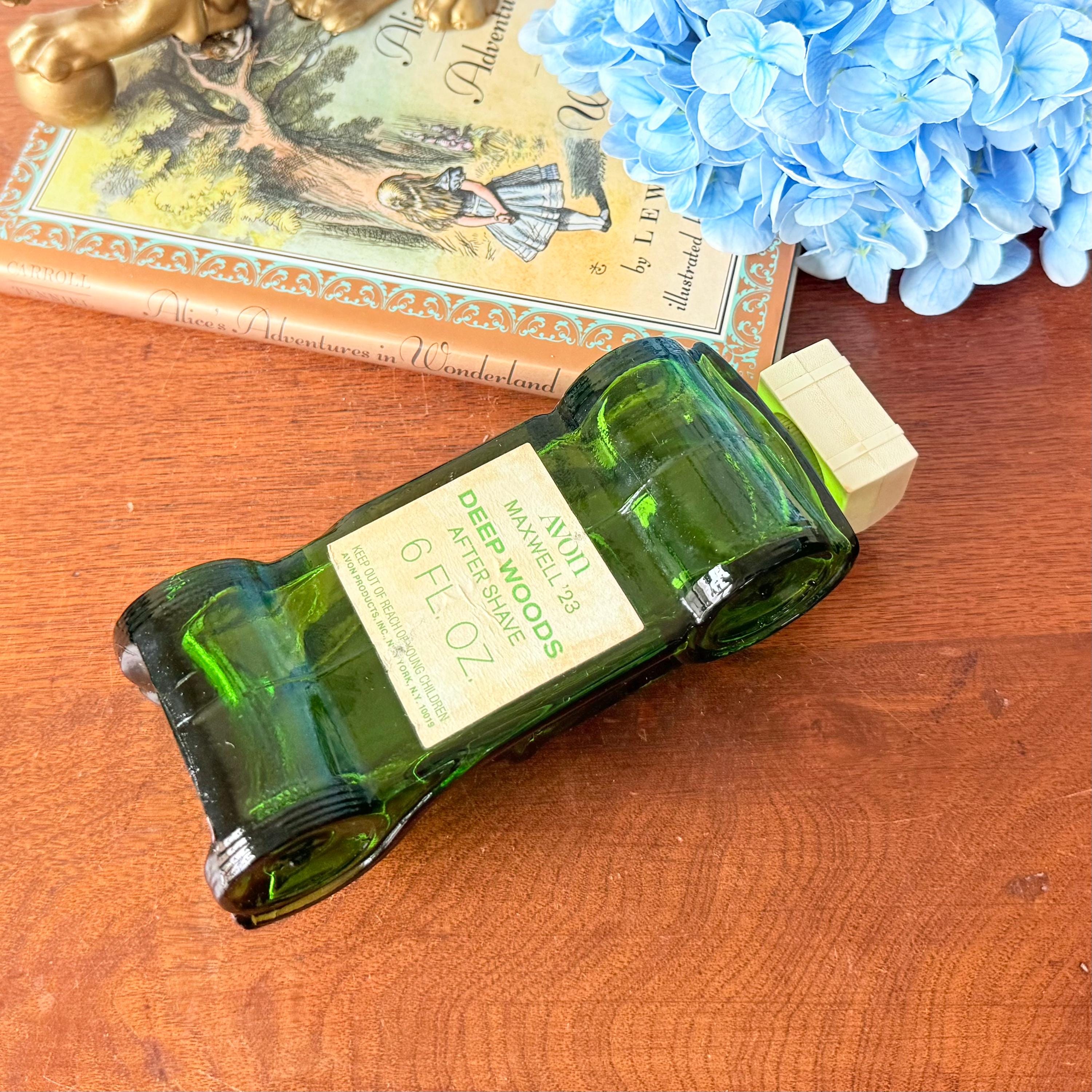 Vintage Avon Maxwell '23 Car Bottle: 1972 Deep Woods After Shave