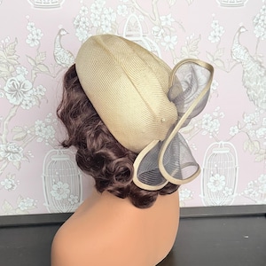 Vintage 1960s Anita Pineault Peach Cocktail Hat Canadian Millinery Anita Pineault Hat - Etsy Canada main image 4