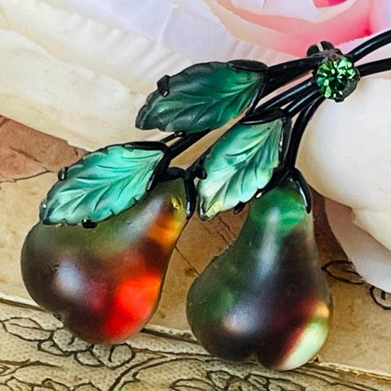 AUSTRIA フルーツ ブローチ アップル③ AUSTRIA フルーツ ブローチ アップル② Red Apple Fruit Little Brooch